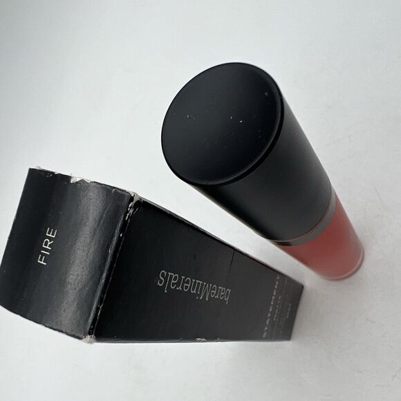 bareMinerals Statement Liquid Lipcolor FIRE Matte Full Size 4 ml NEW - Picture 2 of 6